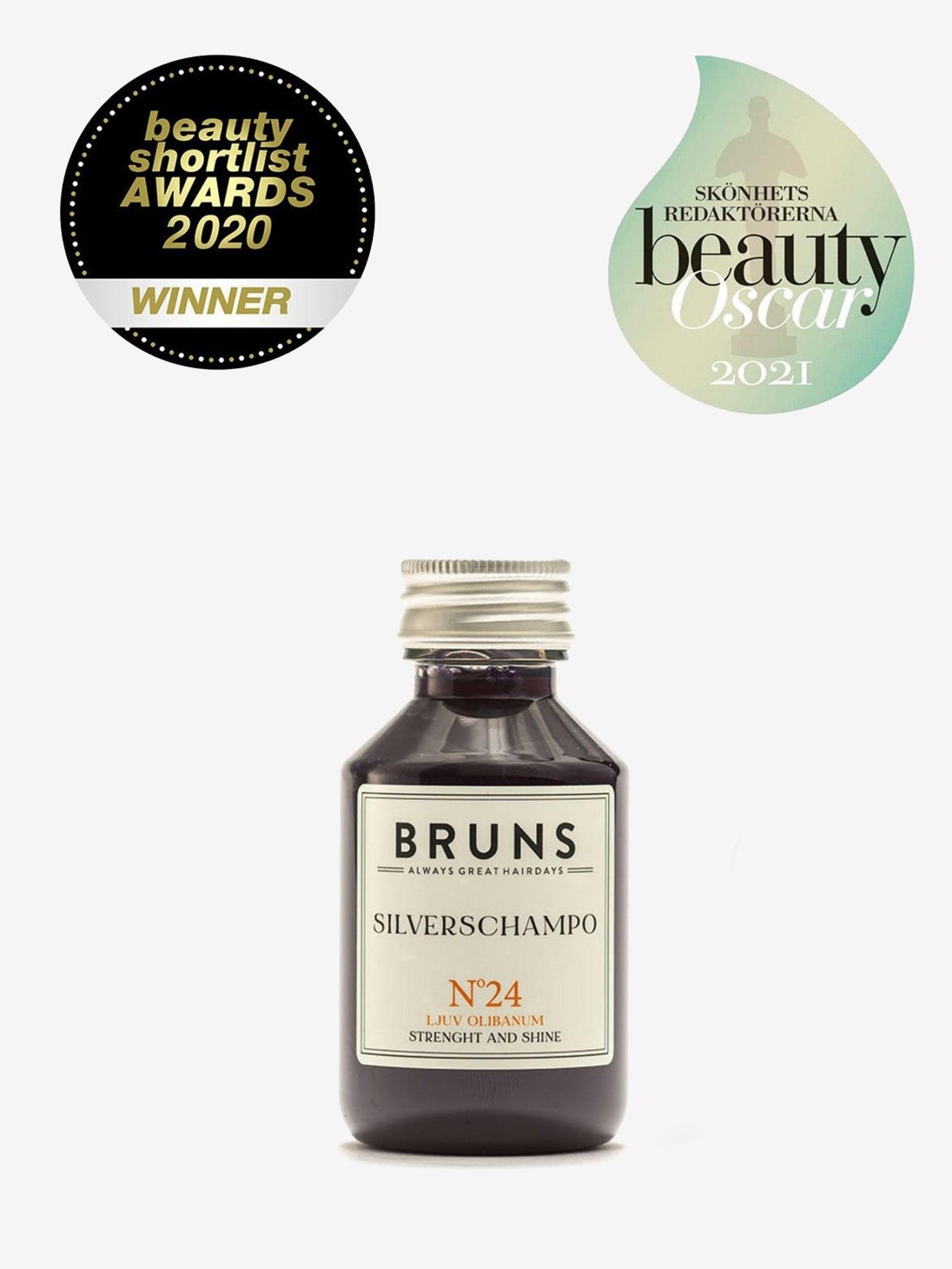 Silverschampo Nº24 - Skadat eller gulnat hår - 11hektar